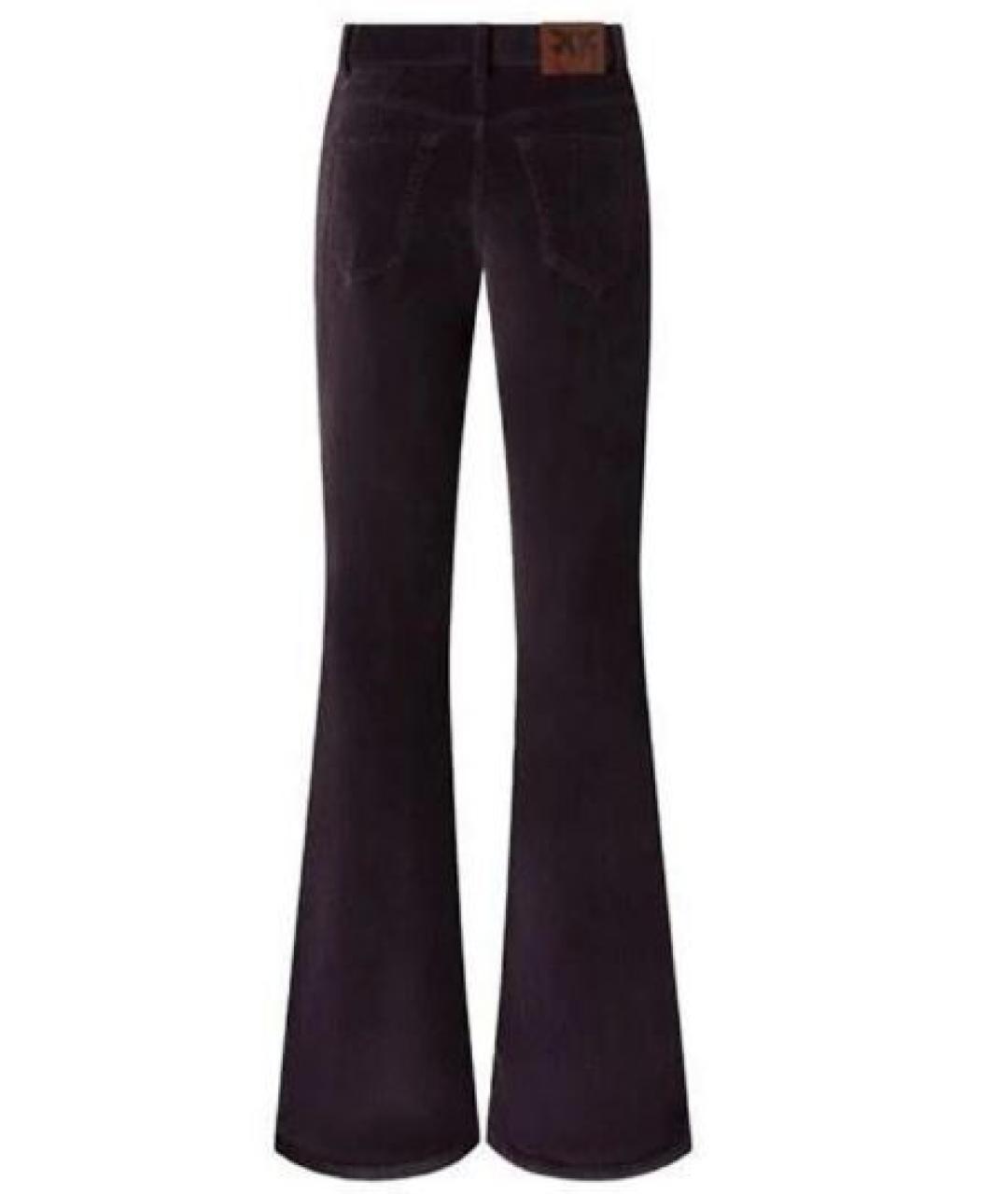 PINKO Фиолетовые прямые брюки, фото 4