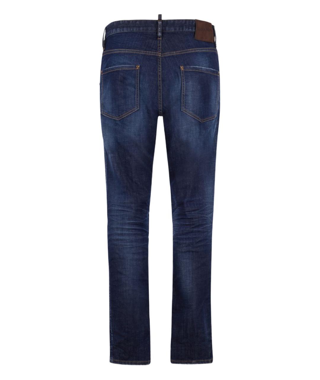 DSQUARED2 Синие хлопковые джинсы скинни, фото 2