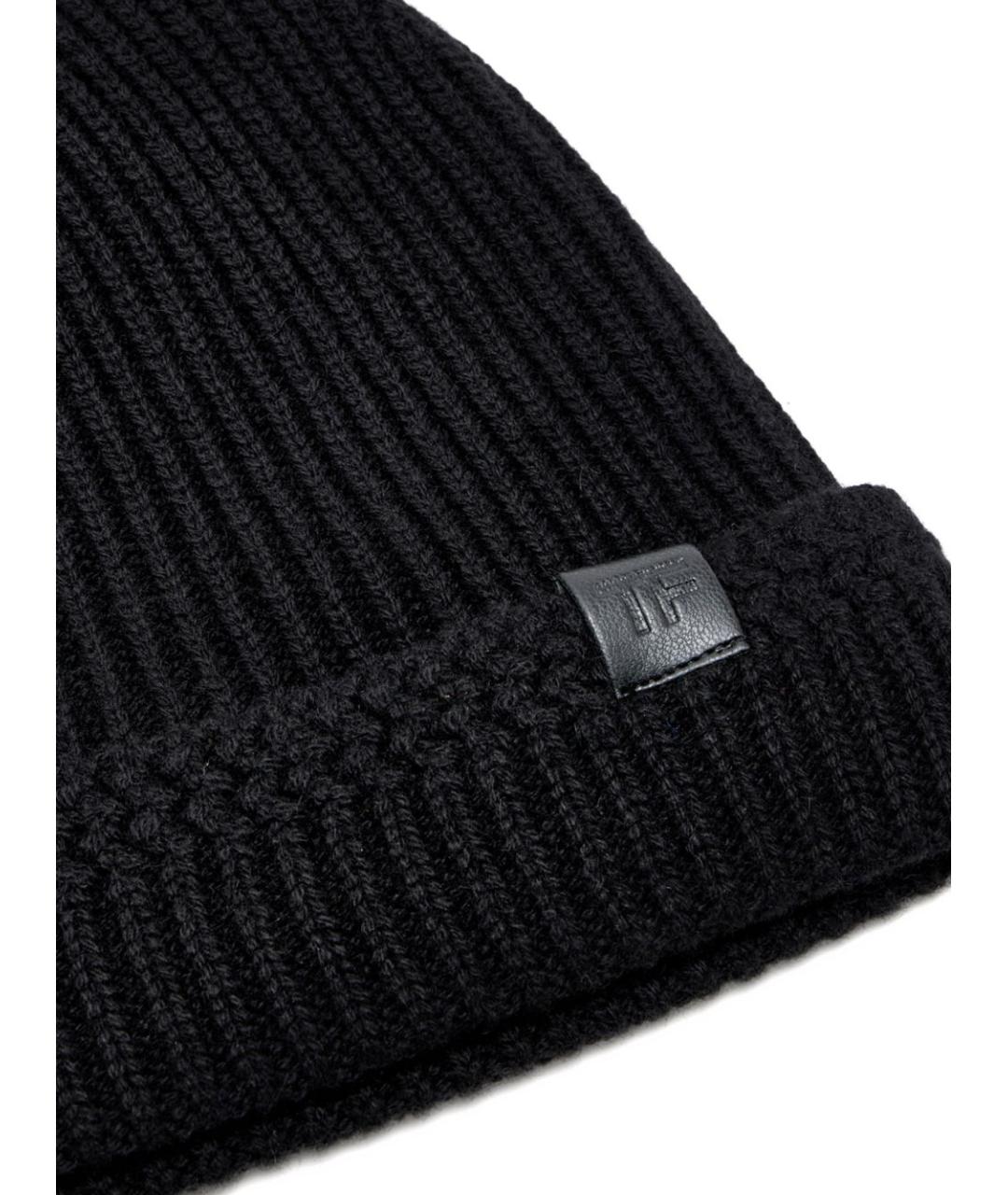 TOM FORD Черная хлопковая шапка, фото 2
