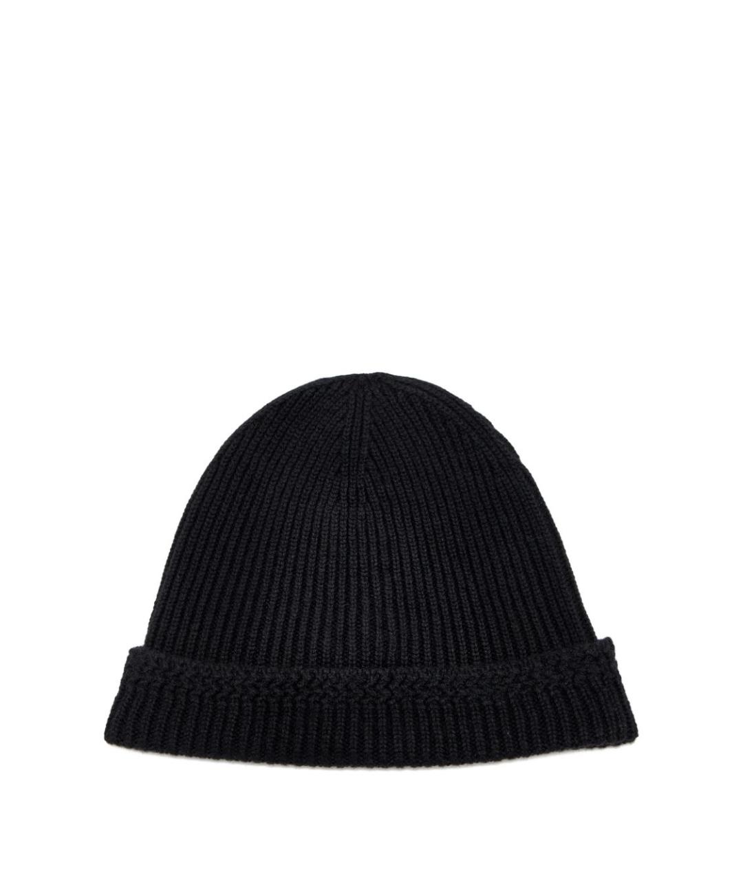 TOM FORD Черная хлопковая шапка, фото 3