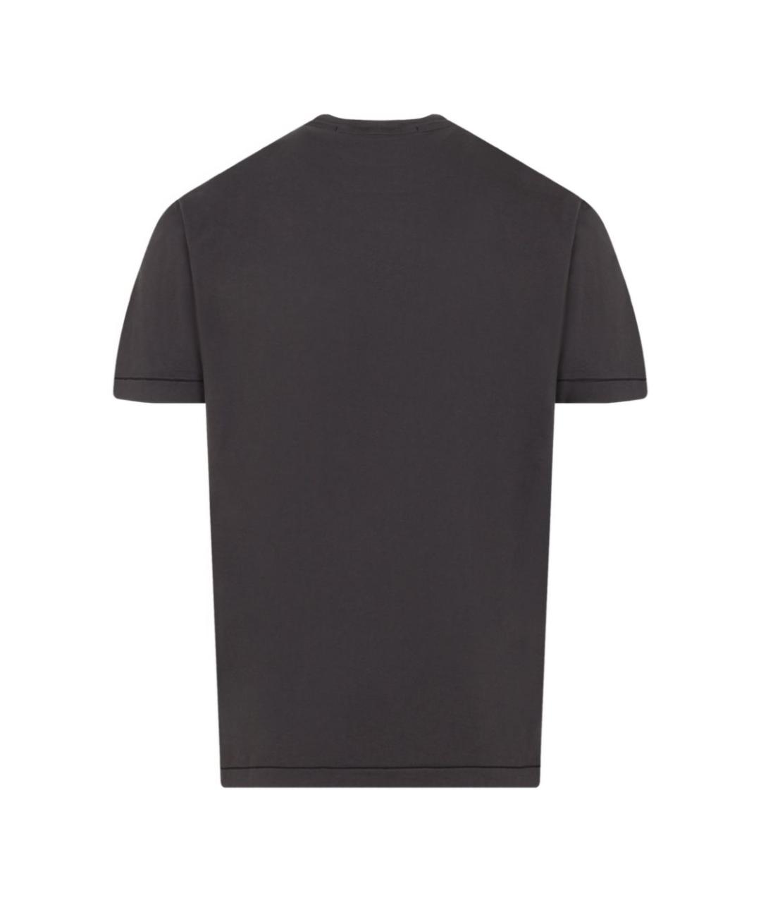 STONE ISLAND Антрацитовая футболка, фото 2