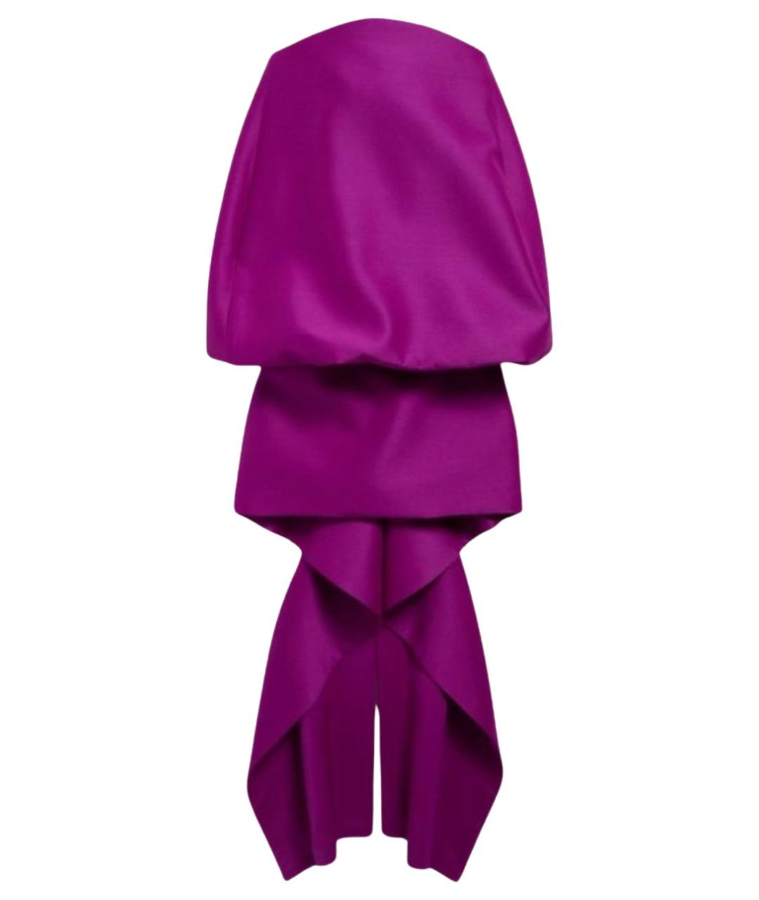 BALENCIAGA Фиолетовое коктейльное платье, фото 1