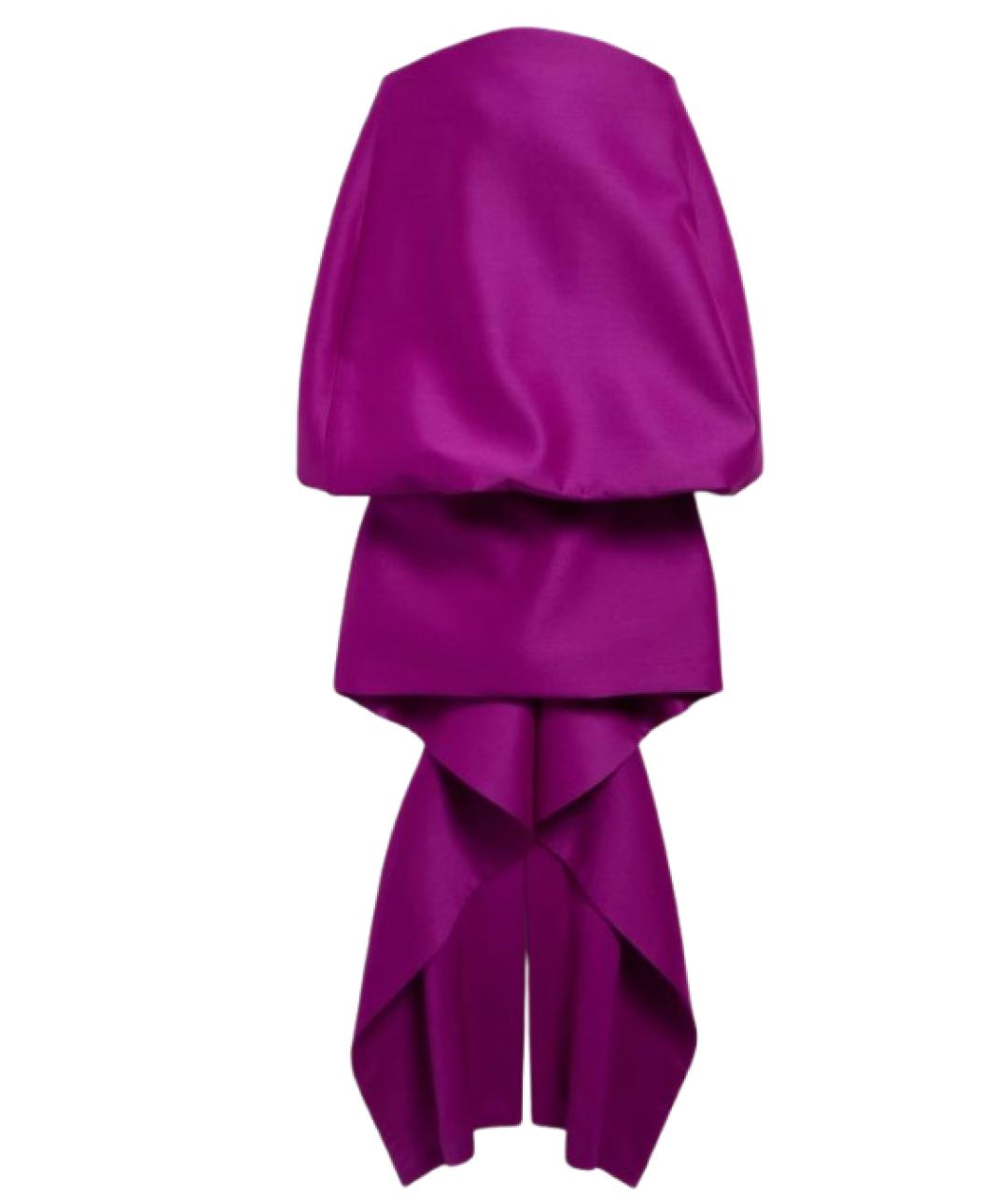 BALENCIAGA Фиолетовое коктейльное платье, фото 4