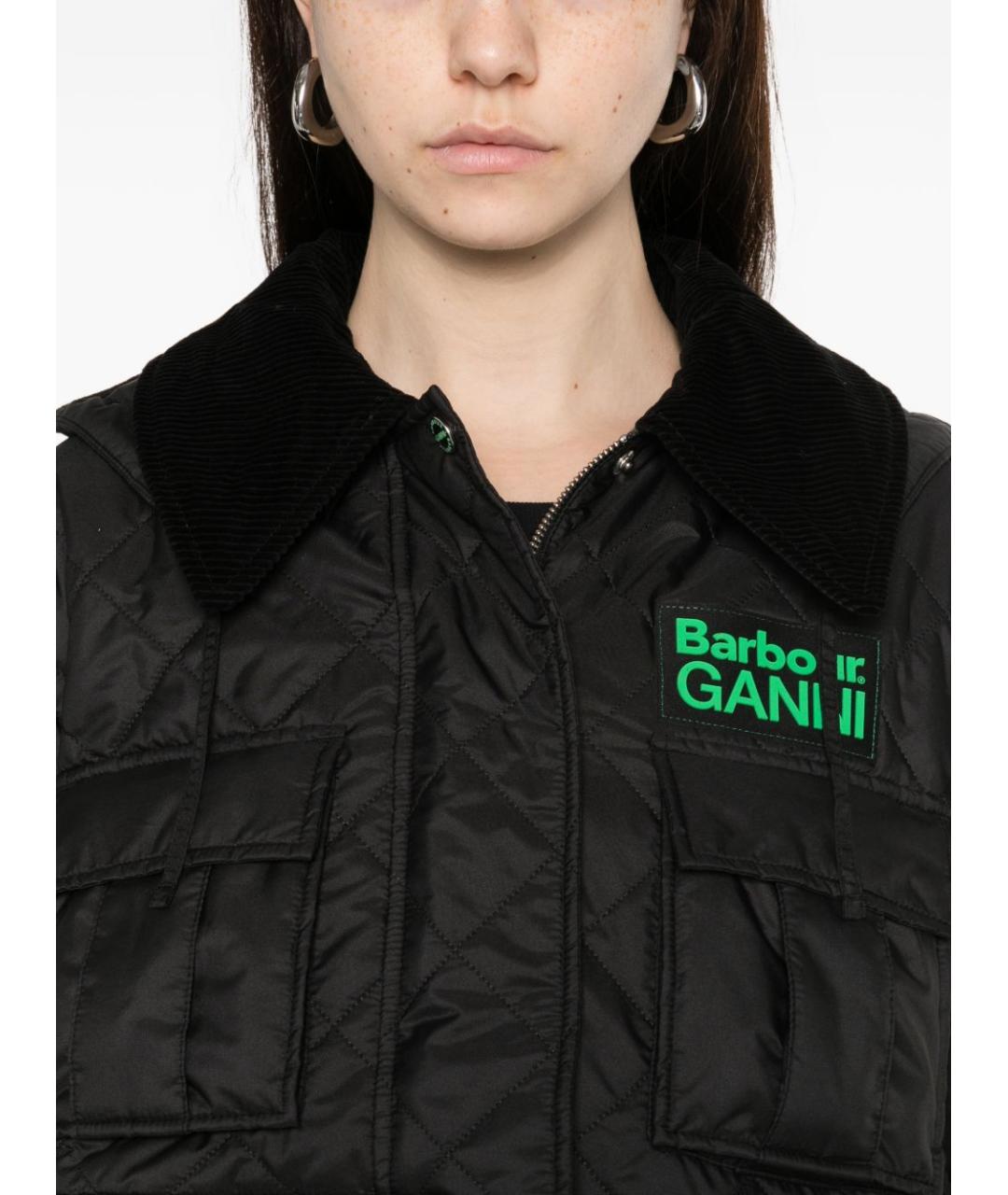 BARBOUR Черное пальто, фото 5