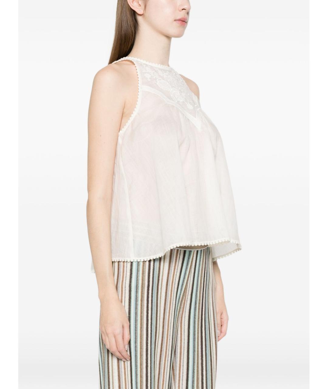 TWIN-SET Бежевая майка, фото 2