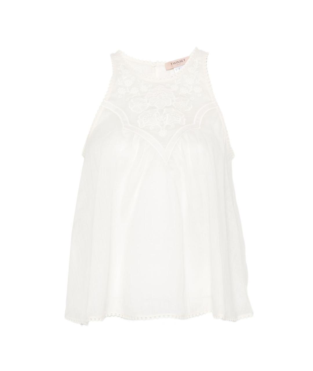 TWIN-SET Бежевая майка, фото 6