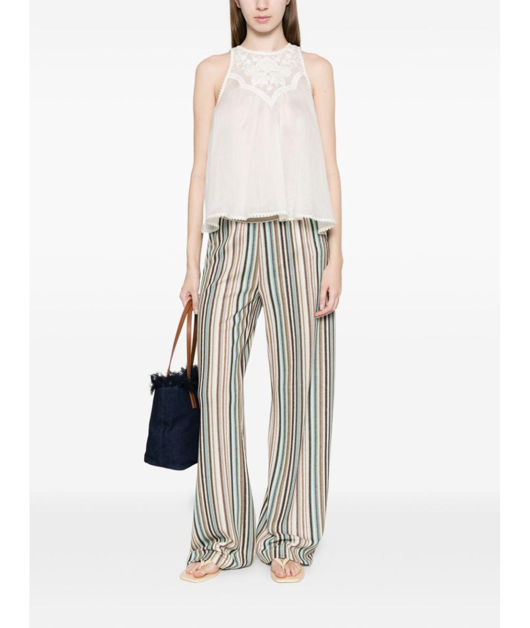 TWIN-SET Бежевая майка, фото 3