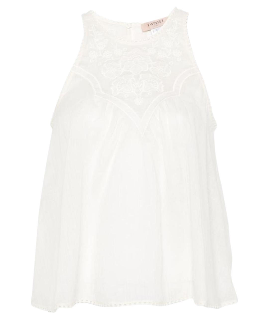 TWIN-SET Бежевая майка, фото 1