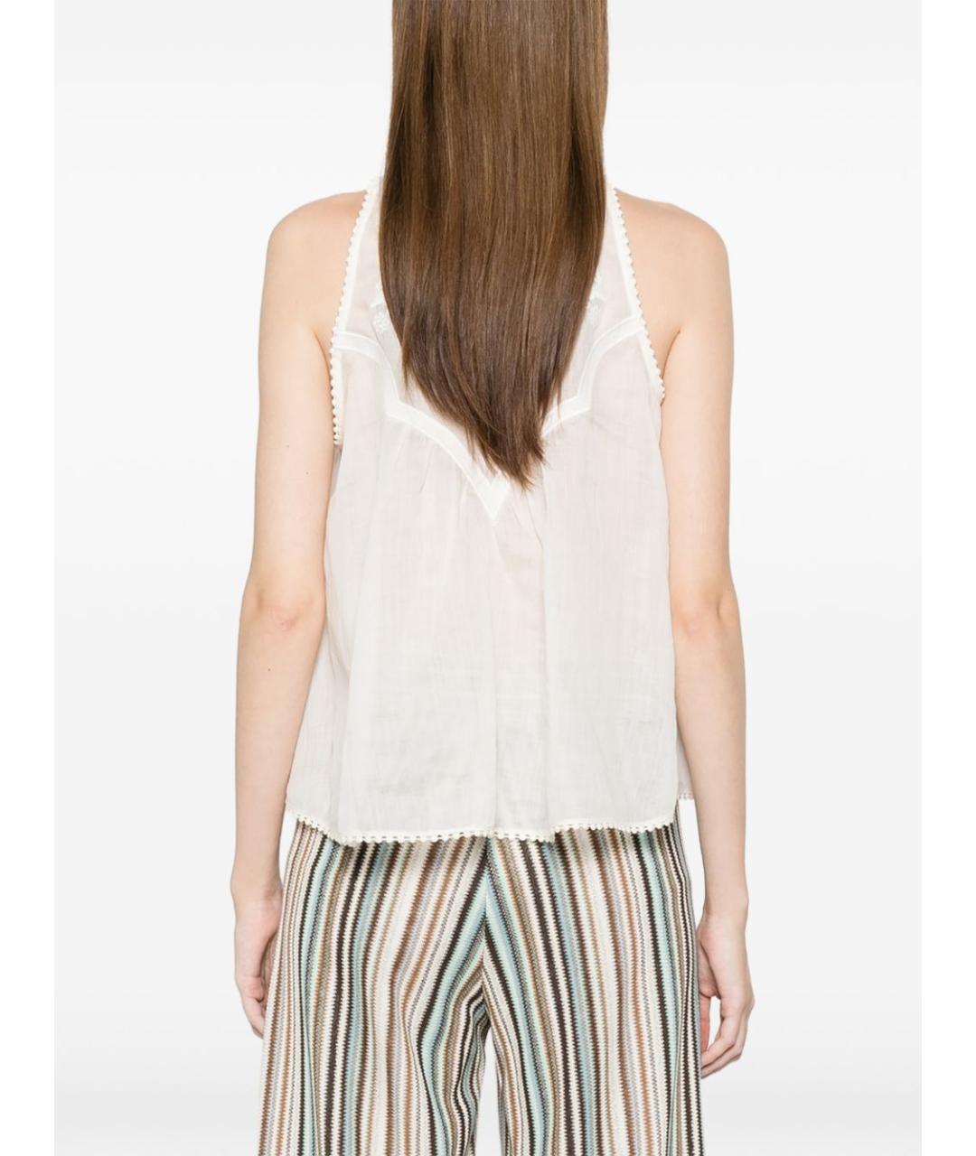 TWIN-SET Бежевая майка, фото 5