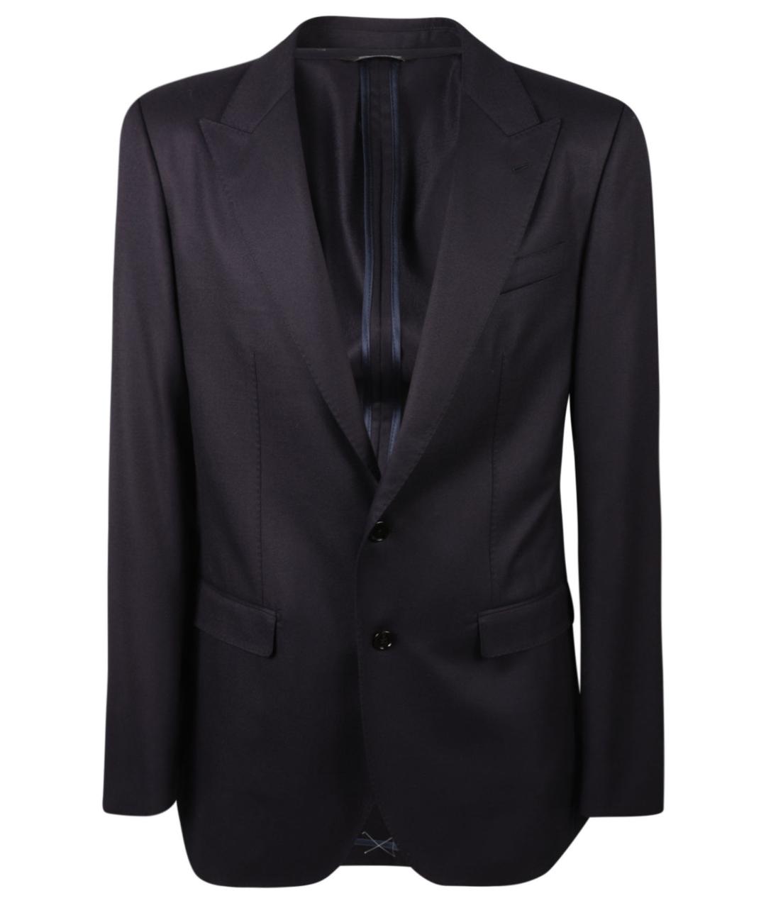 DOLCE&GABBANA Темно-синий кашемировый пиджак, фото 1