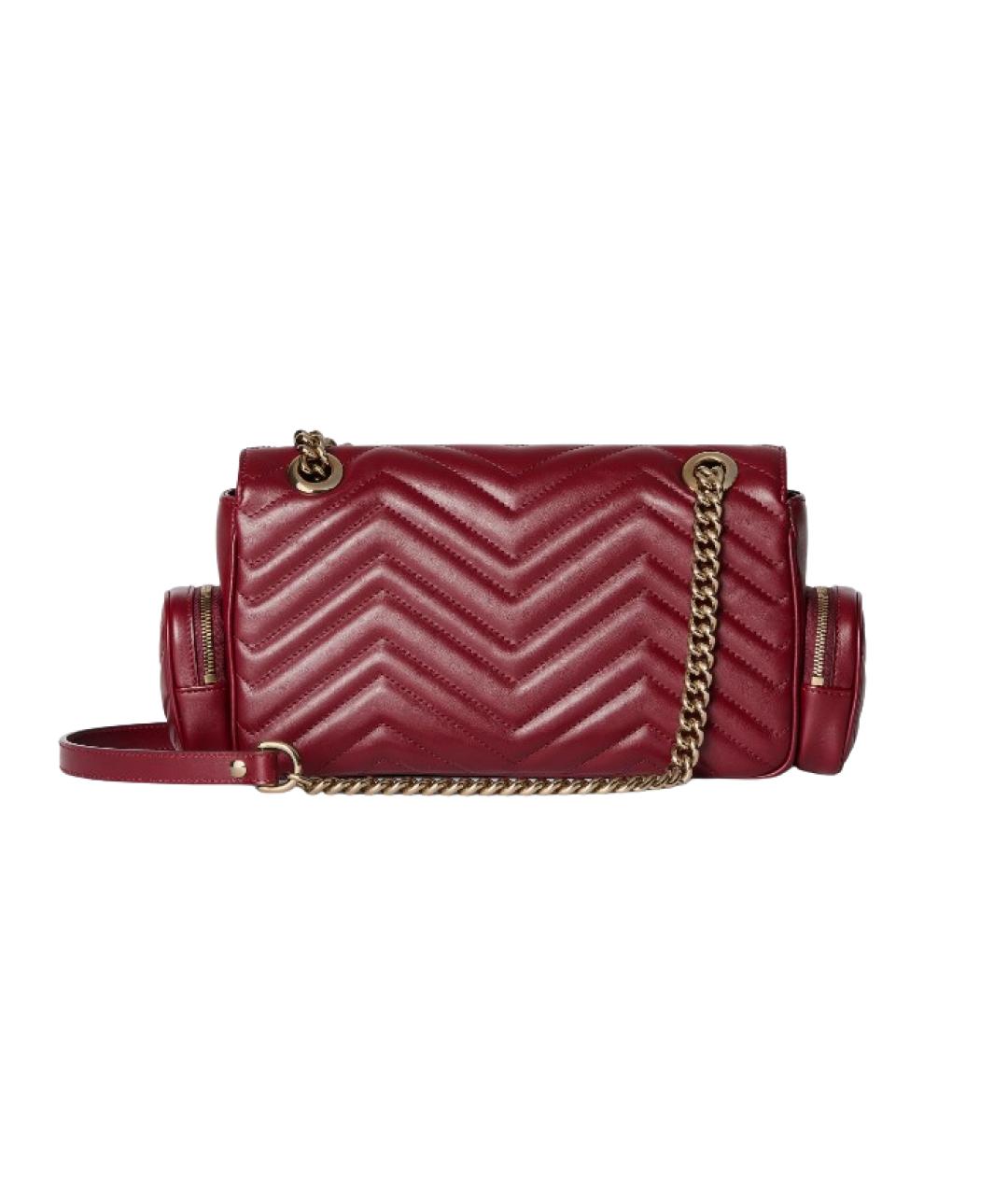 GUCCI Красная кожаная сумка через плечо, фото 2