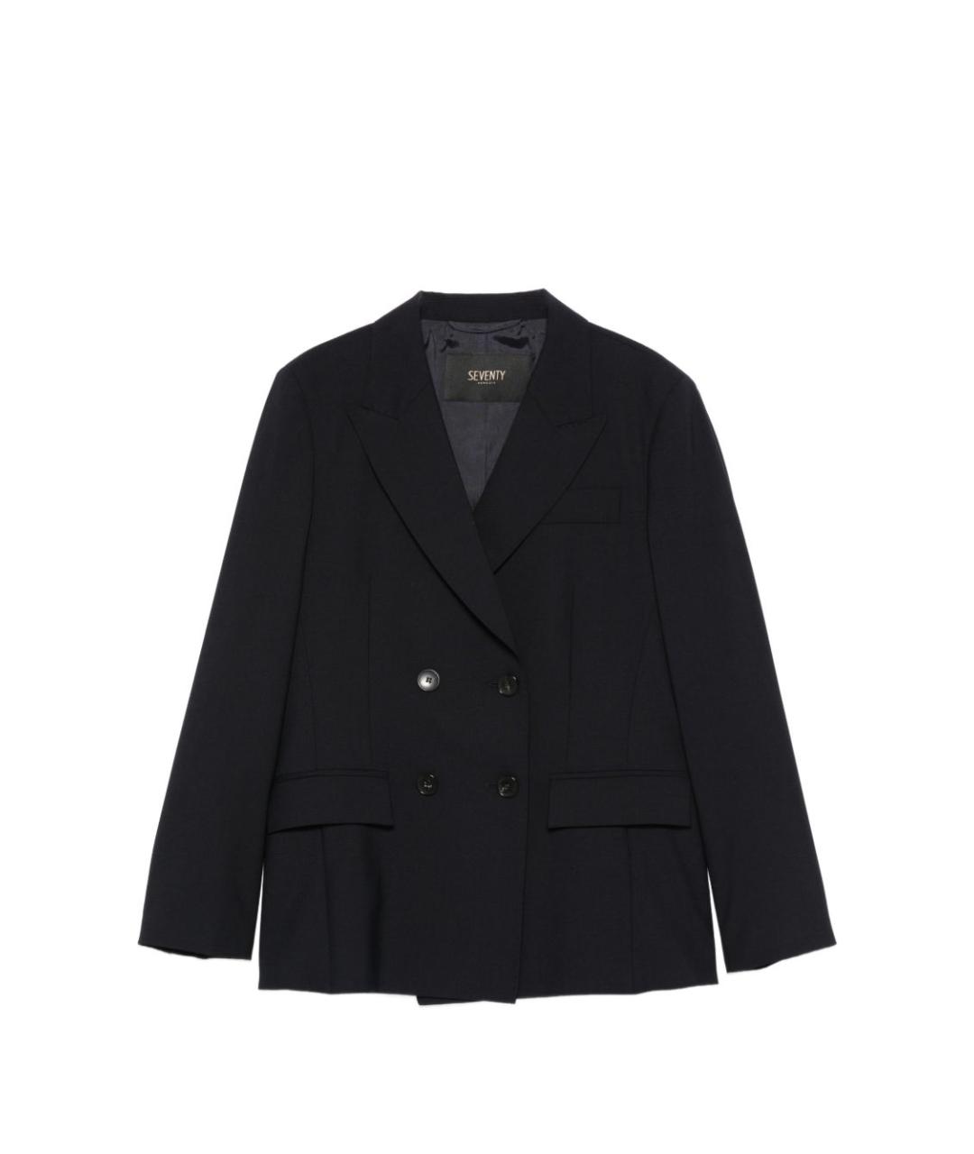 SEVENTY Синий шерстяной жакет/пиджак, фото 1