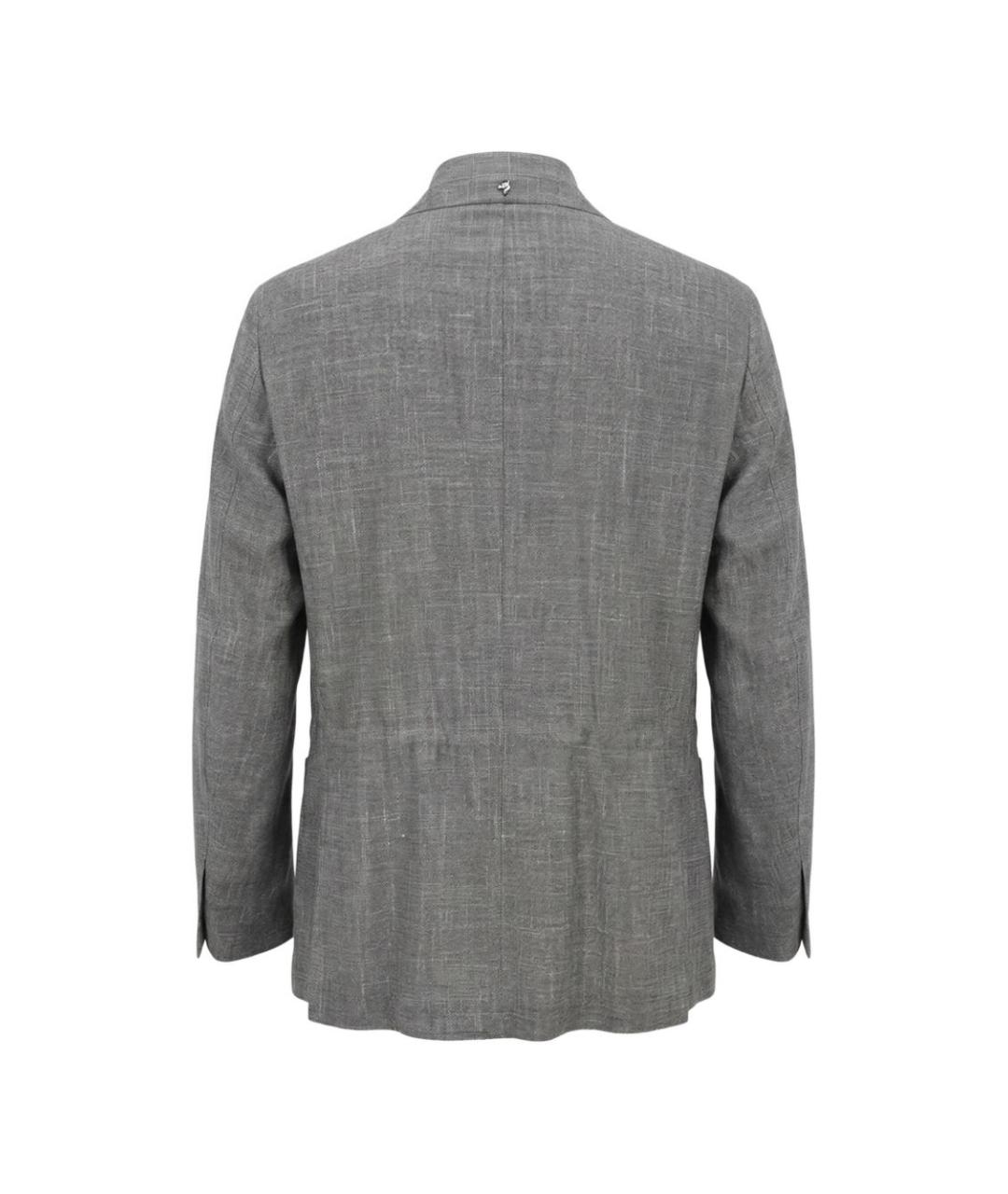 MONTECORE Серый полиэстеровый пиджак, фото 2