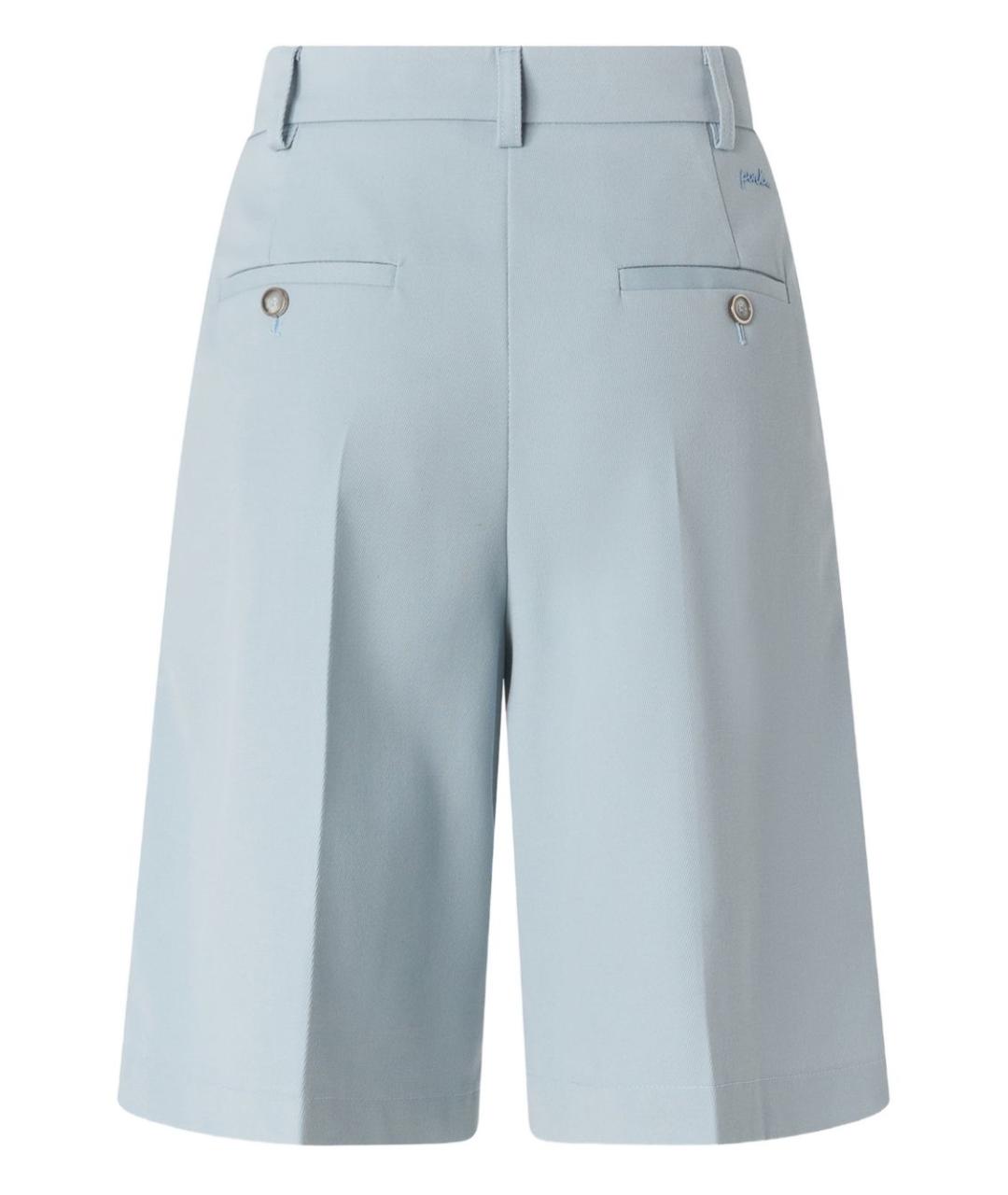 PINKO Голубые полиэстеровые шорты, фото 2