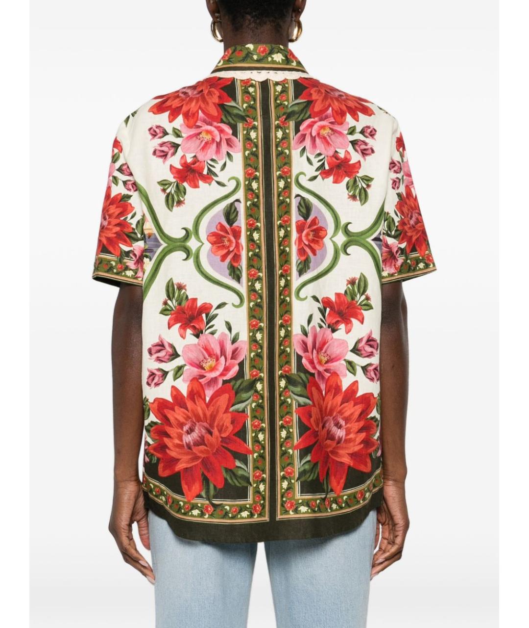 FARM RIO Мульти льняная рубашка, фото 2