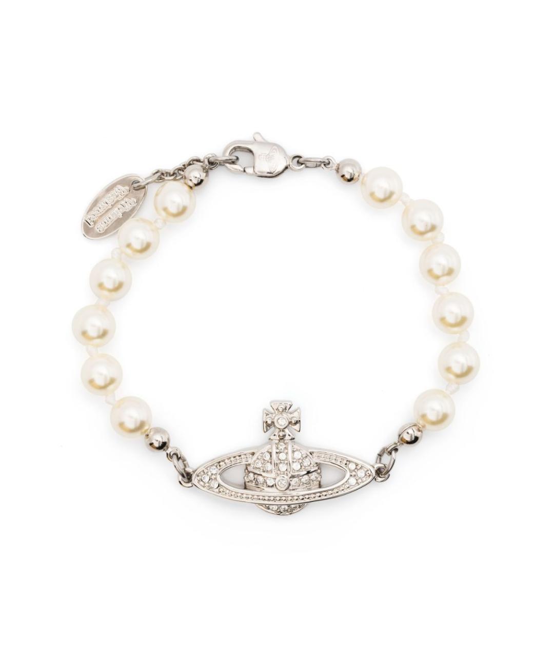 VIVIENNE WESTWOOD Золотой латунный браслет, фото 4