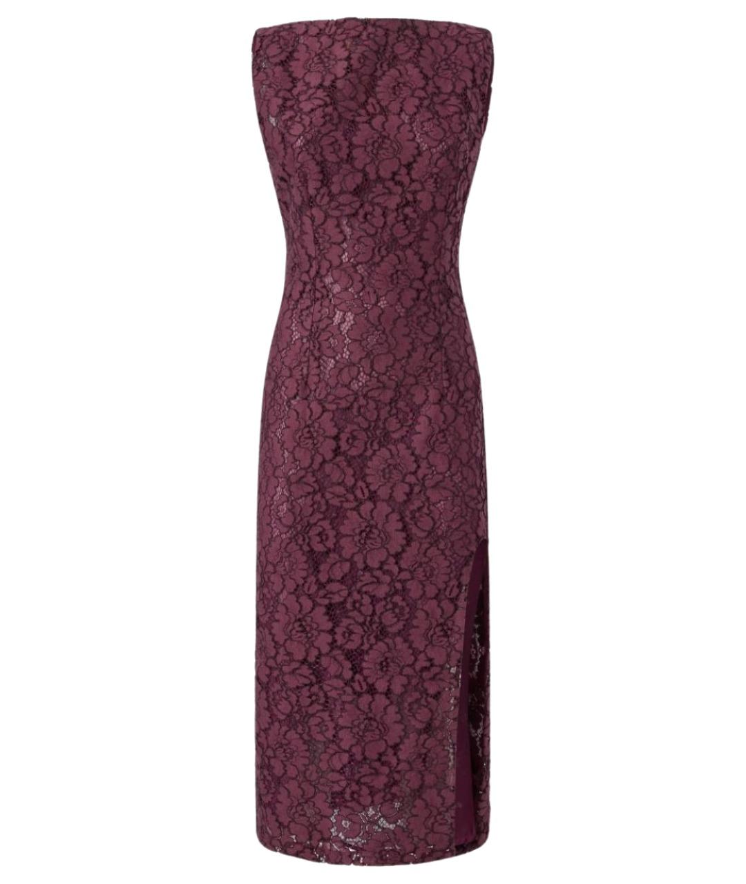 PINKO Бордовое вечернее платье, фото 1