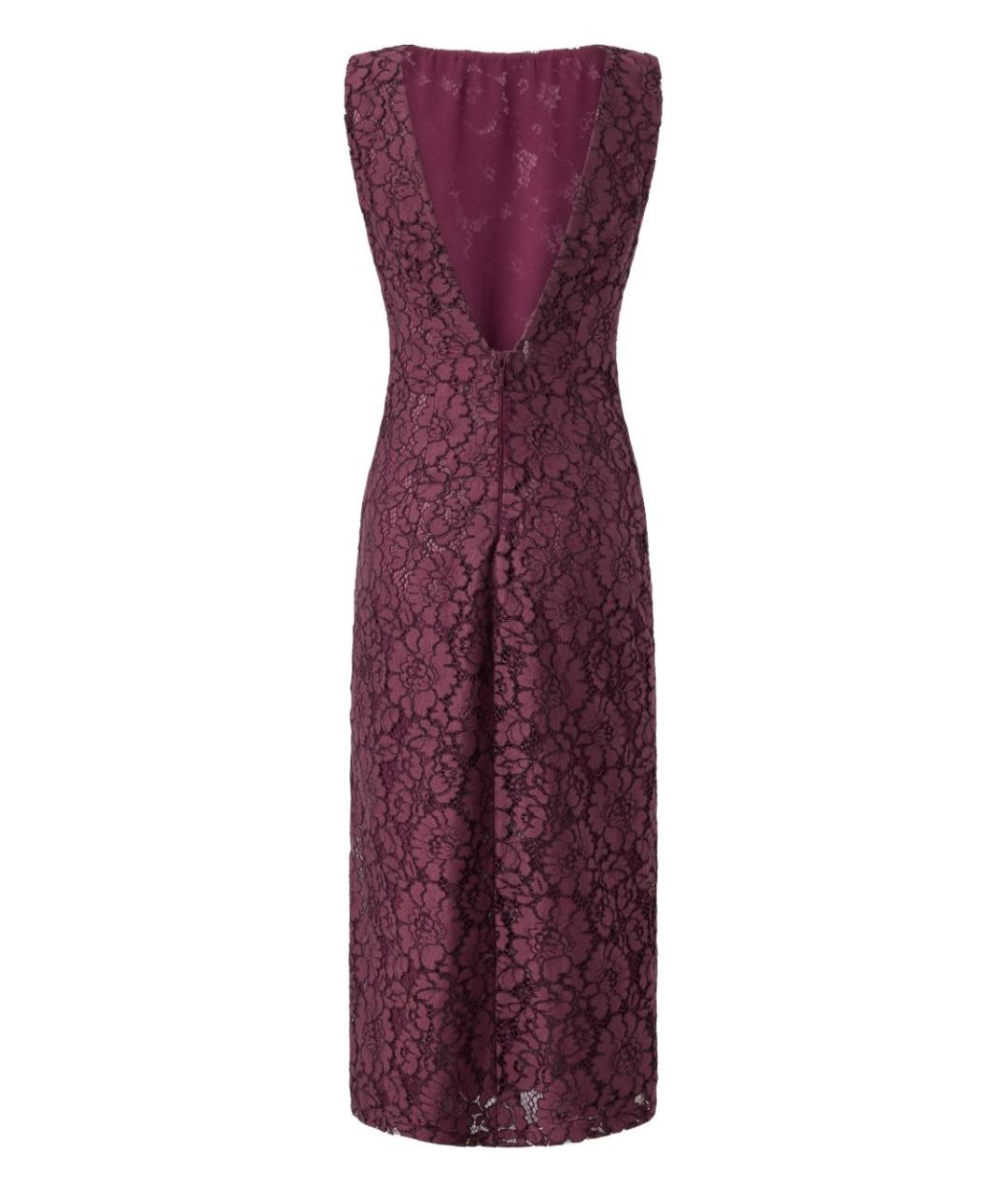 PINKO Бордовое вечернее платье, фото 2