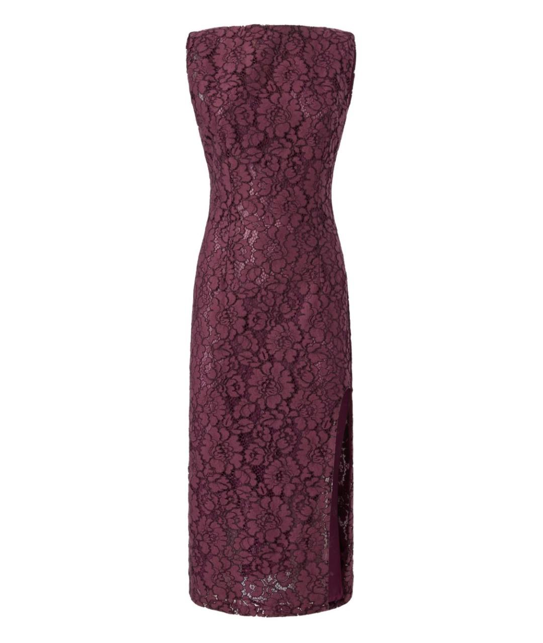 PINKO Бордовое вечернее платье, фото 3