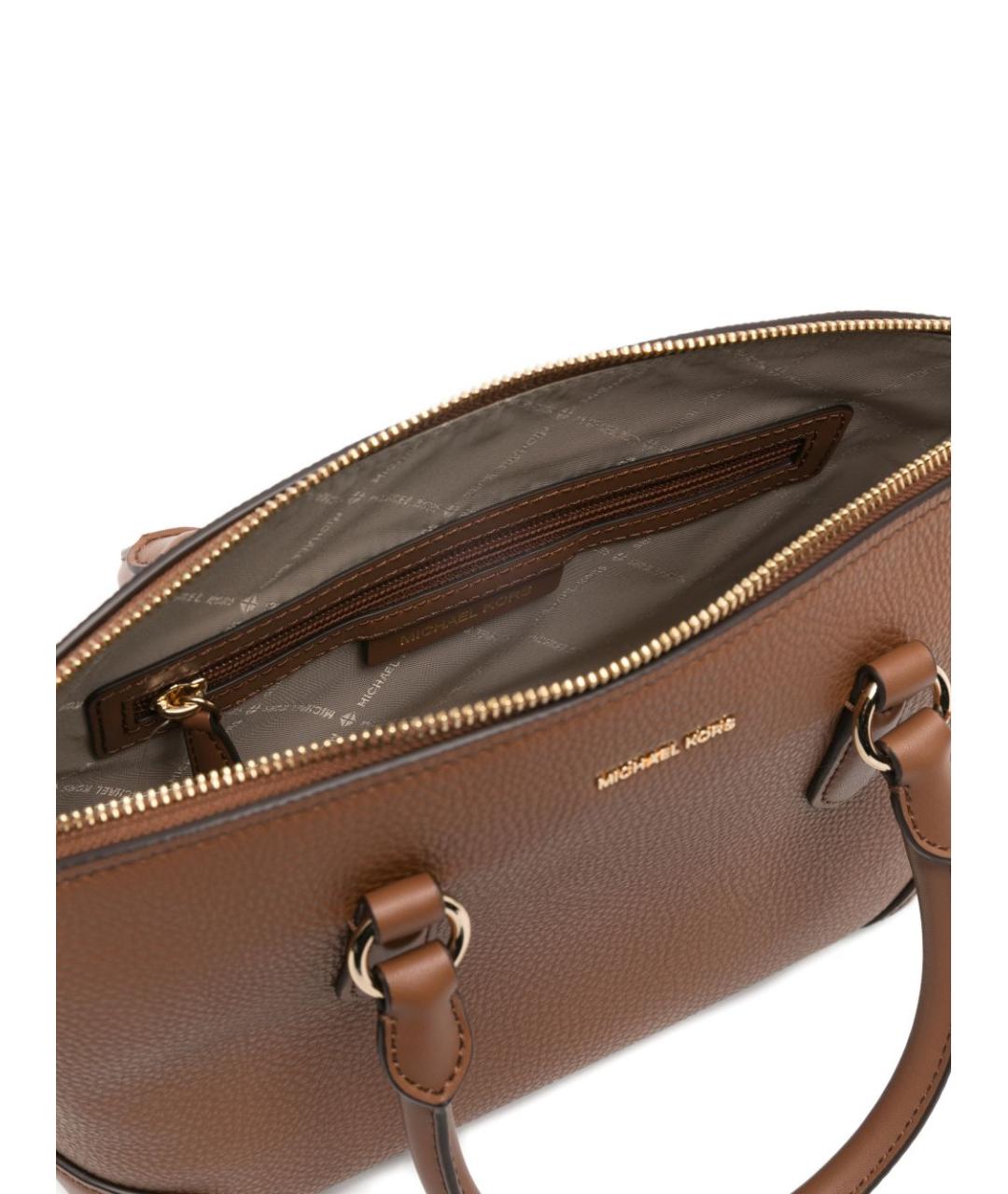 MICHAEL KORS Коричневая сумка с короткими ручками, фото 4