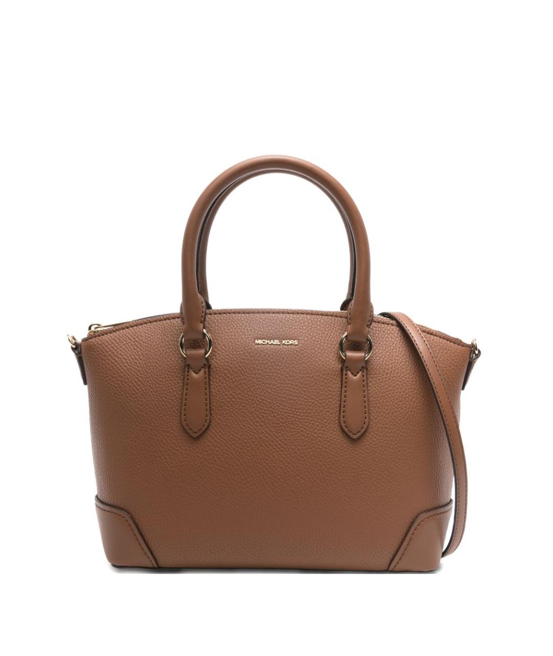 MICHAEL KORS Коричневая сумка с короткими ручками, фото 1