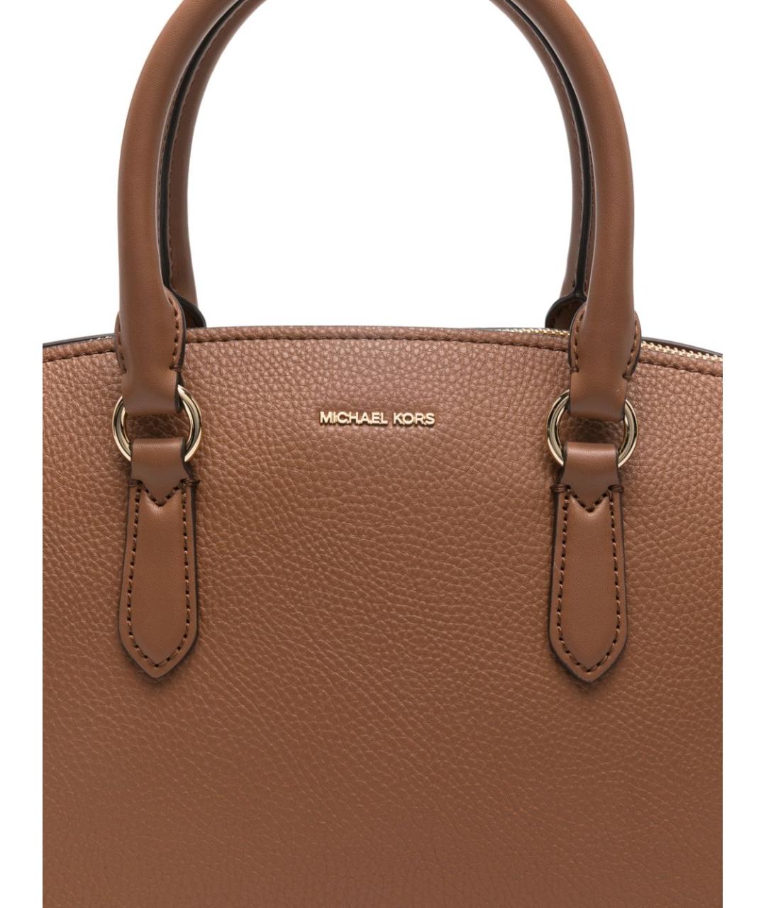 MICHAEL KORS Коричневая сумка с короткими ручками, фото 5