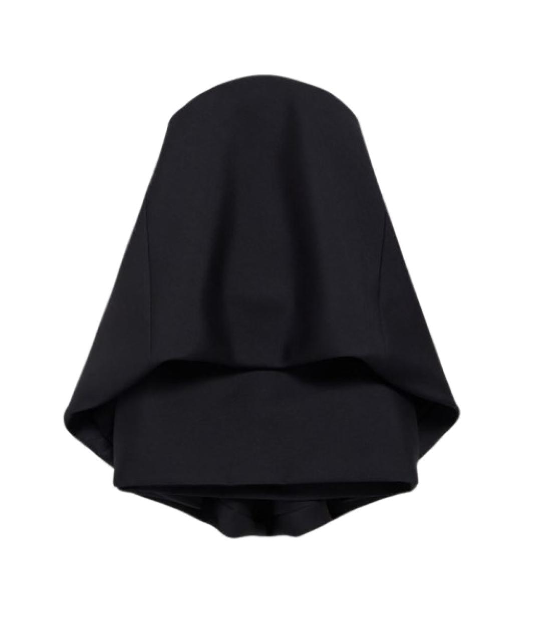 BALENCIAGA Черное шерстяное вечернее платье, фото 1