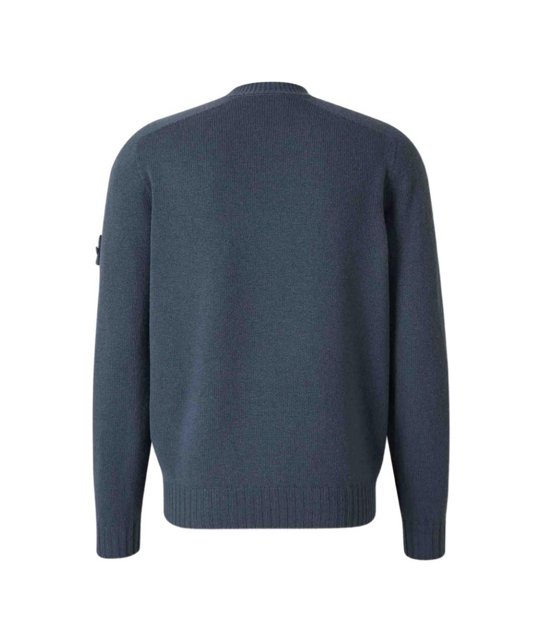 STONE ISLAND Синий джемпер / свитер, фото 5