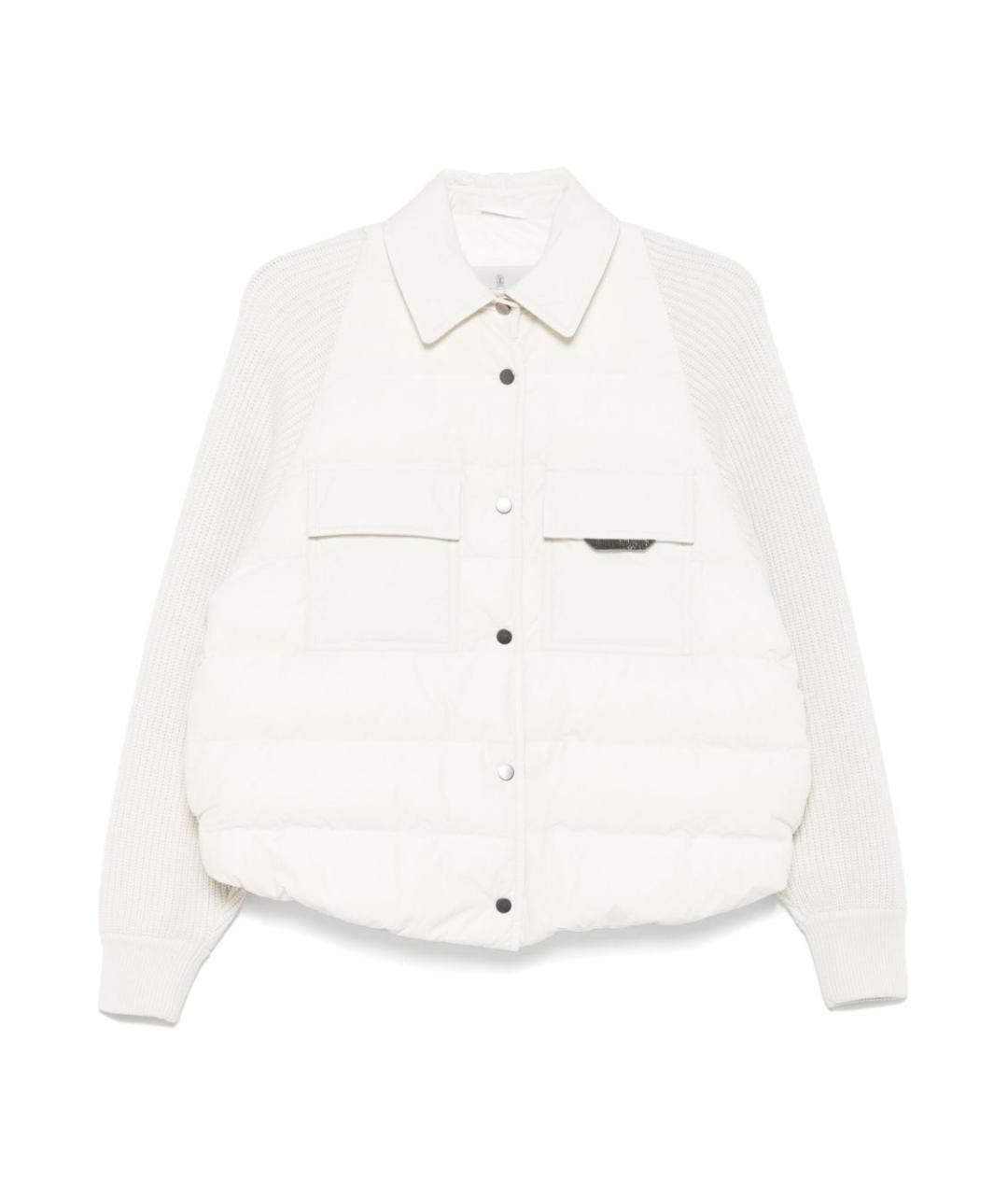 BRUNELLO CUCINELLI Бежевая полиамидовая куртка, фото 1