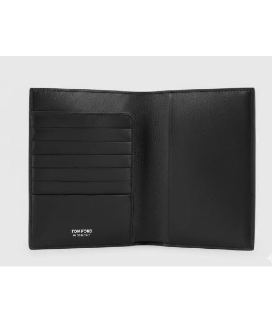 TOM FORD Черная кожаная папка для документов, фото 2