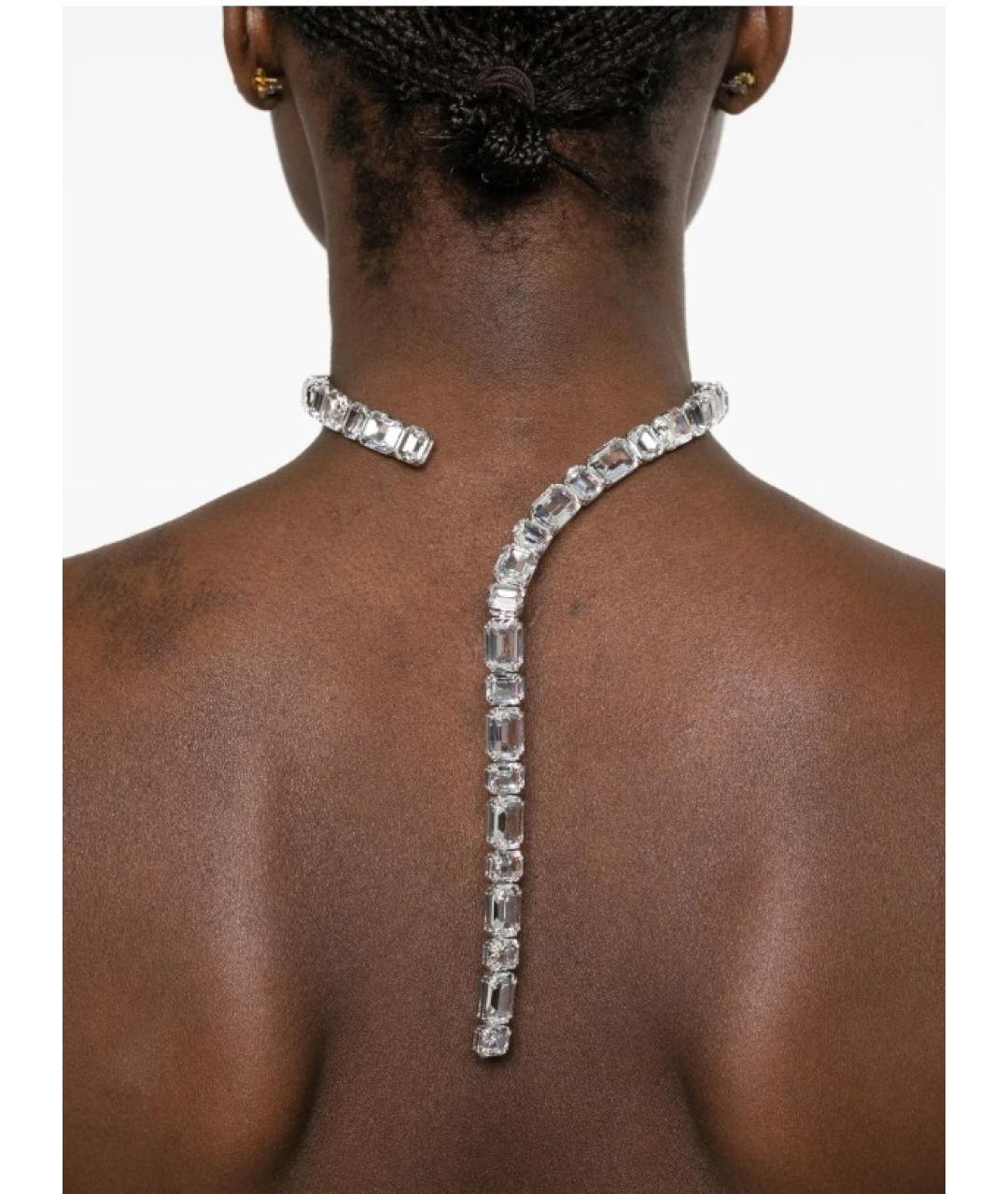 SWAROVSKI Серебряное металлическое колье, фото 2