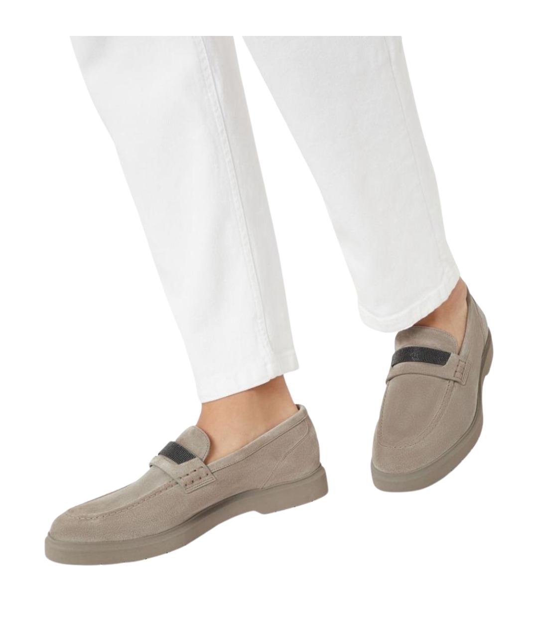 BRUNELLO CUCINELLI Белые ботинки, фото 2