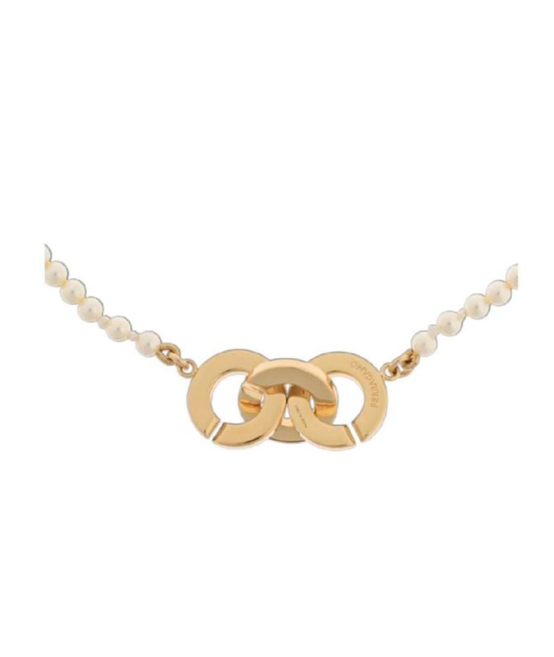 FERRAGAMO Золотой латунный браслет, фото 2