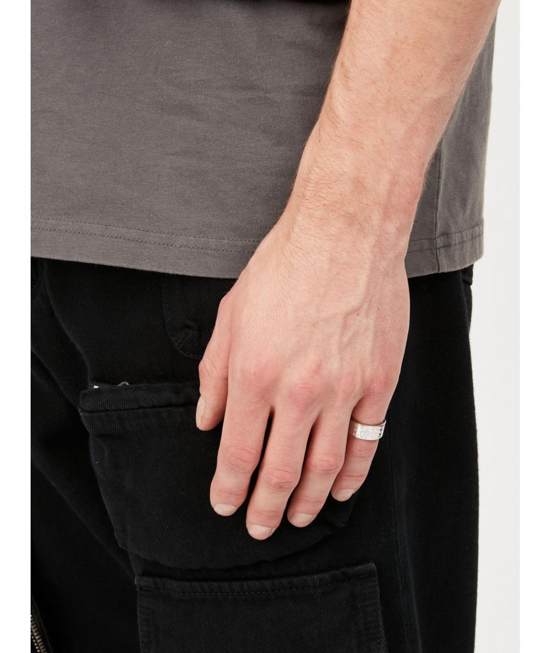 MM6 MAISON MARGIELA Серебряное латунное кольцо, фото 5