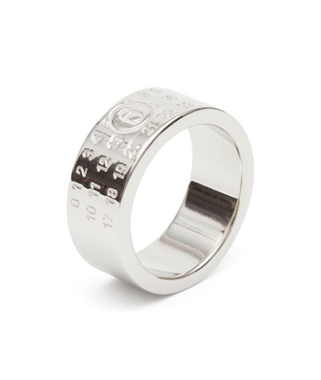 MM6 MAISON MARGIELA Серебряное латунное кольцо, фото 1