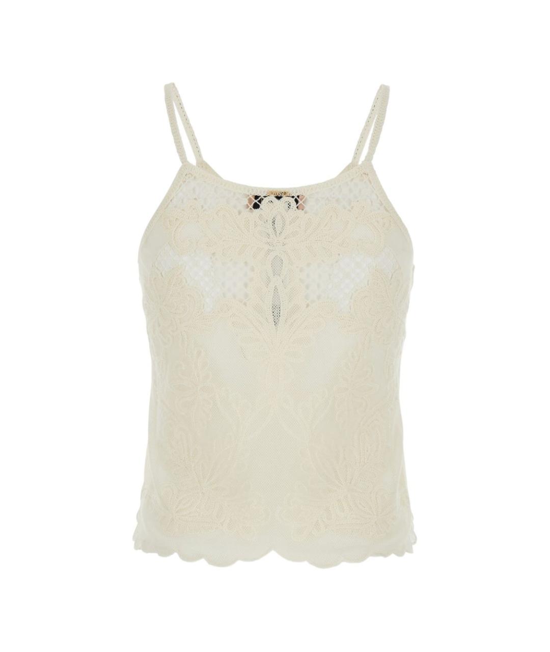 TWIN-SET Белая майка, фото 3