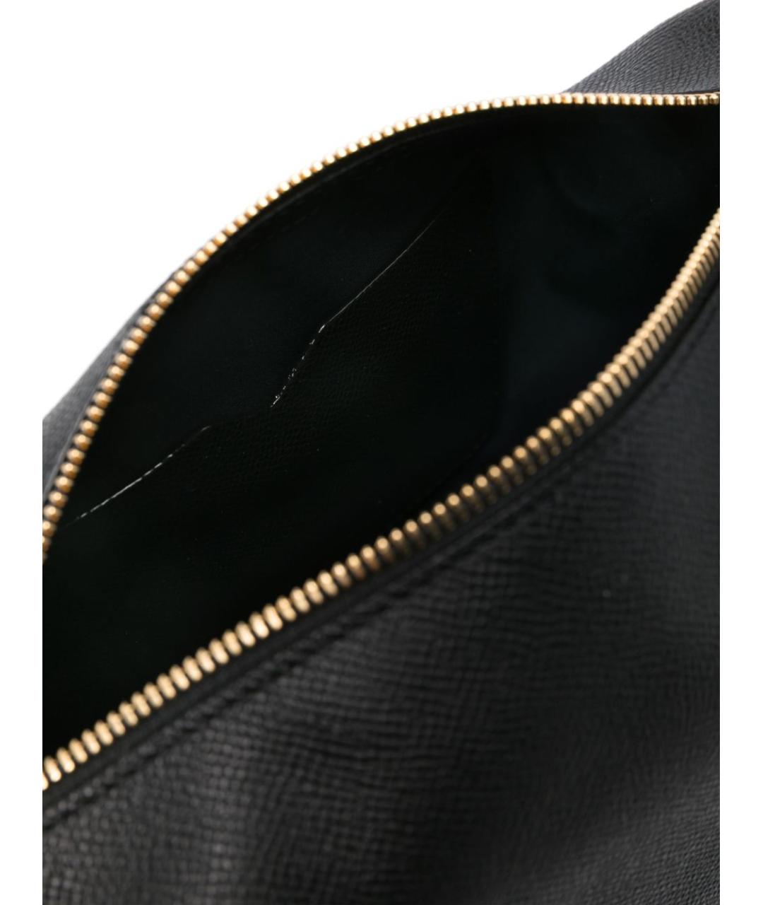 VALEXTRA Черная сумка через плечо, фото 2