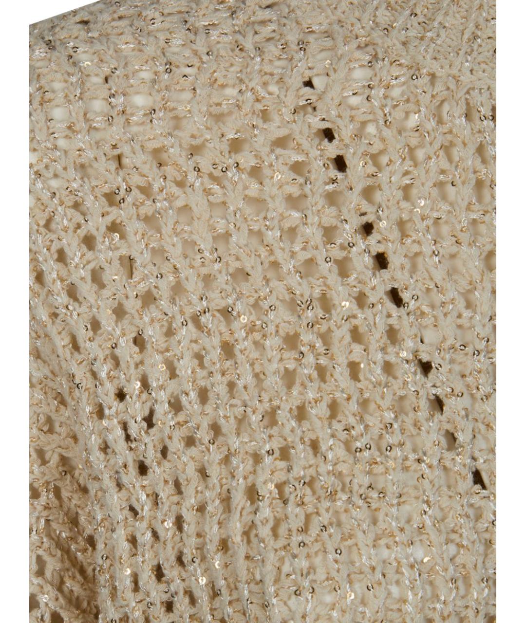 MAX MARA STUDIO Бежевый джемпер / свитер, фото 2
