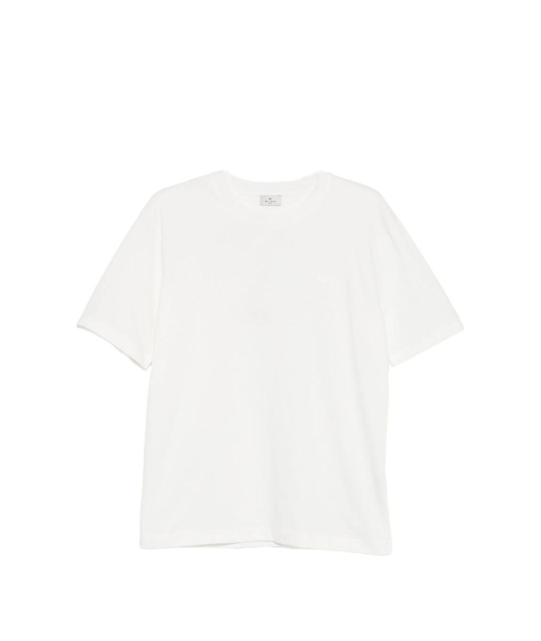 ETRO Белая хлопковая футболка, фото 1