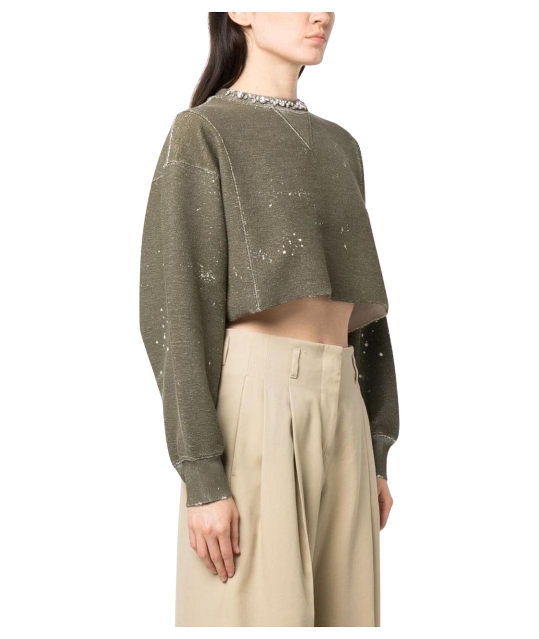 GOLDEN GOOSE DELUXE BRAND Бежевые прямые брюки, фото 2