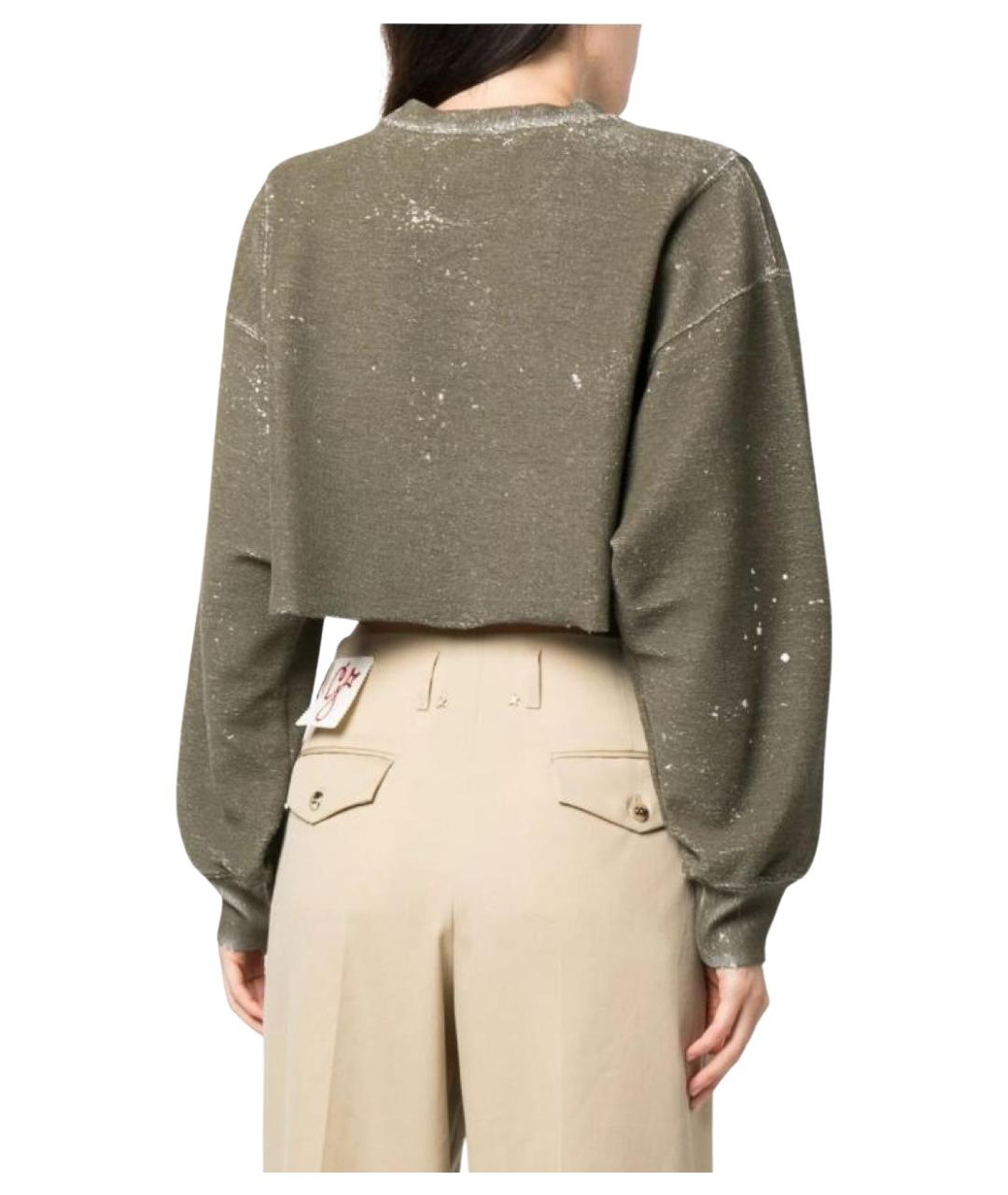 GOLDEN GOOSE DELUXE BRAND Бежевые прямые брюки, фото 3