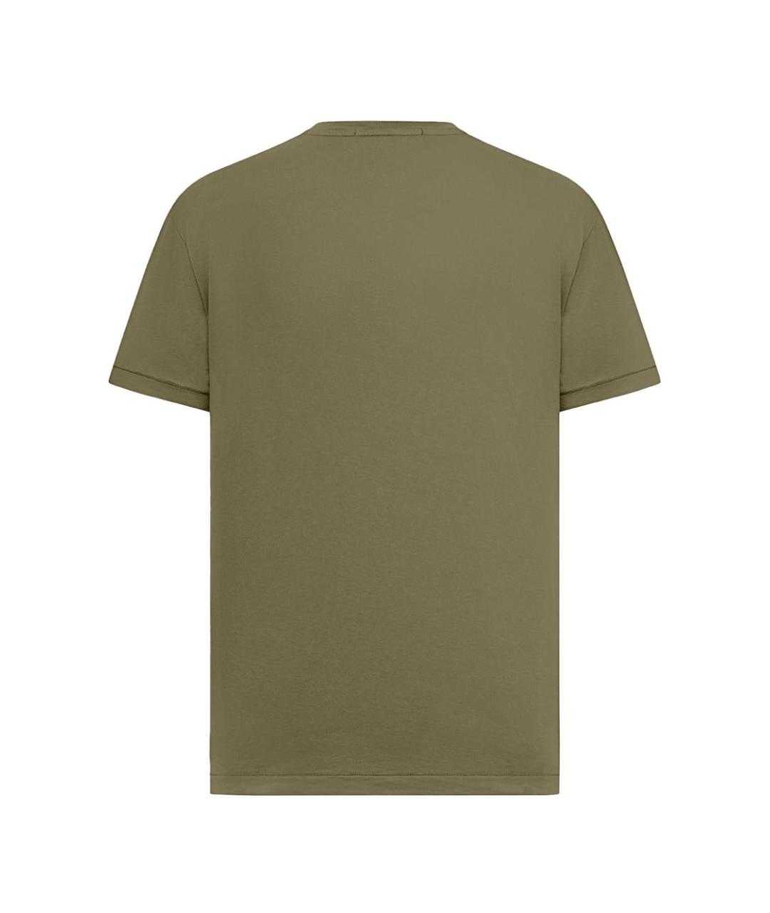 STONE ISLAND Хаки футболка, фото 2