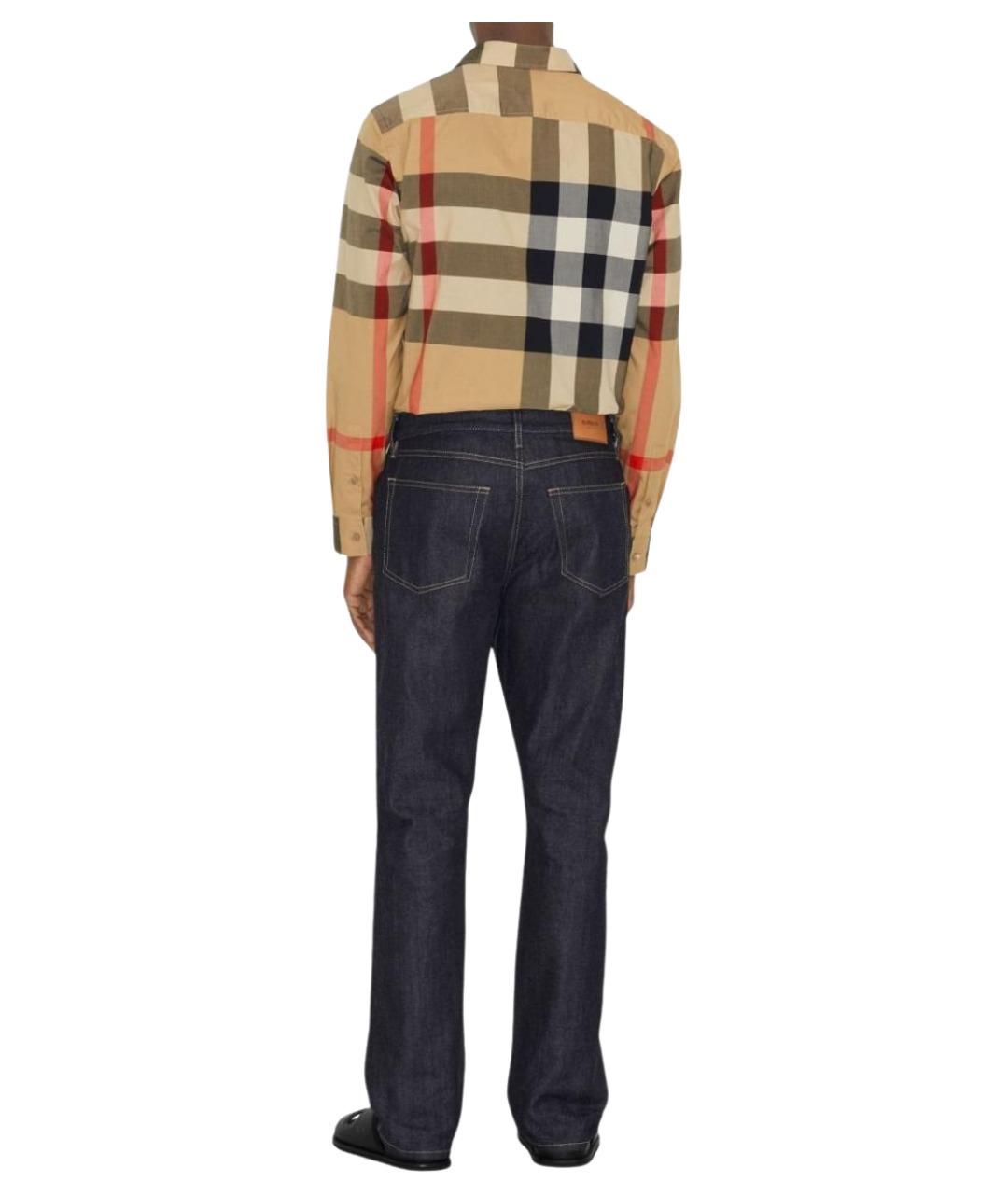 BURBERRY Бежевая классическая рубашка, фото 4