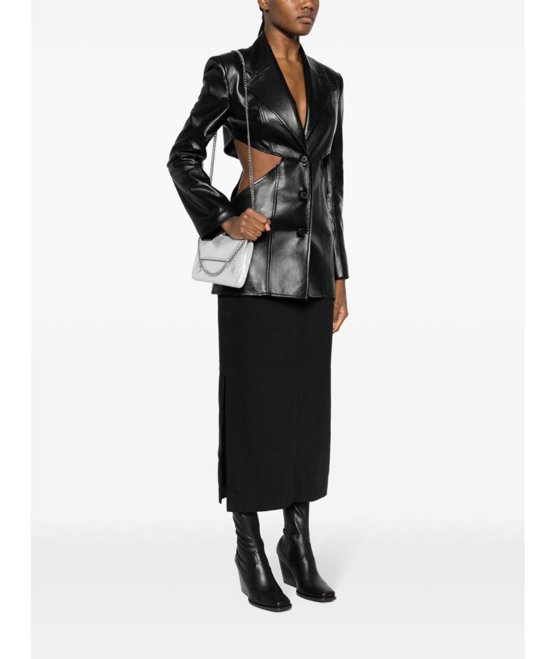 STELLA MCCARTNEY Серебряная синтетическая сумка через плечо, фото 4