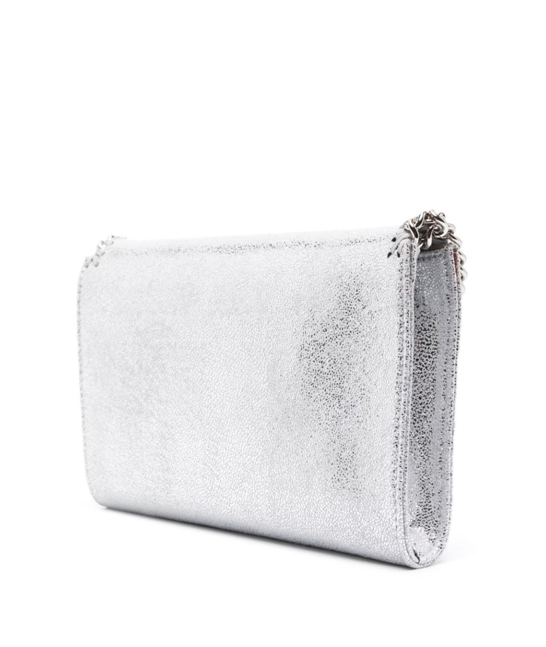 STELLA MCCARTNEY Серебряная синтетическая сумка через плечо, фото 5