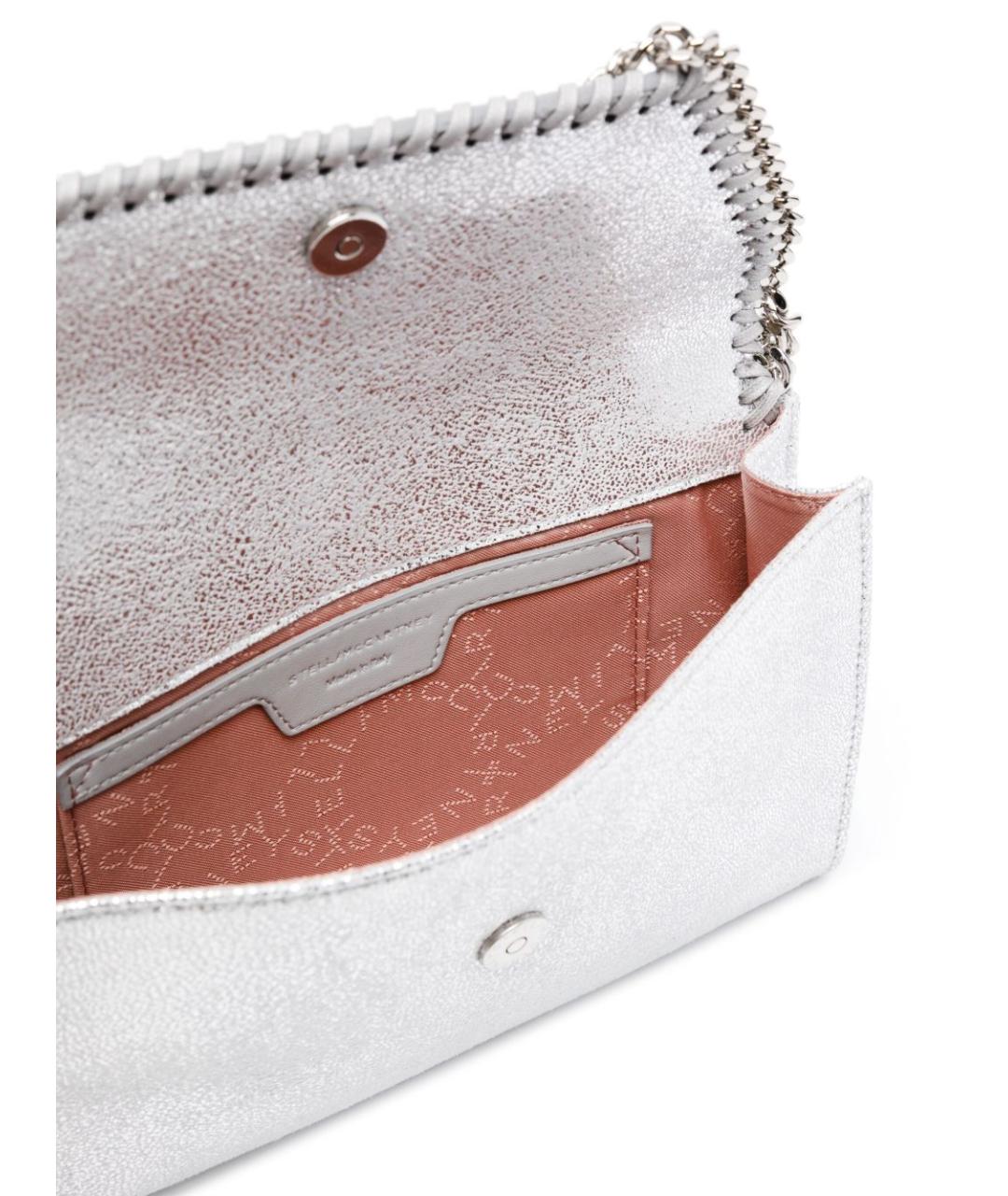 STELLA MCCARTNEY Серебряная синтетическая сумка через плечо, фото 2