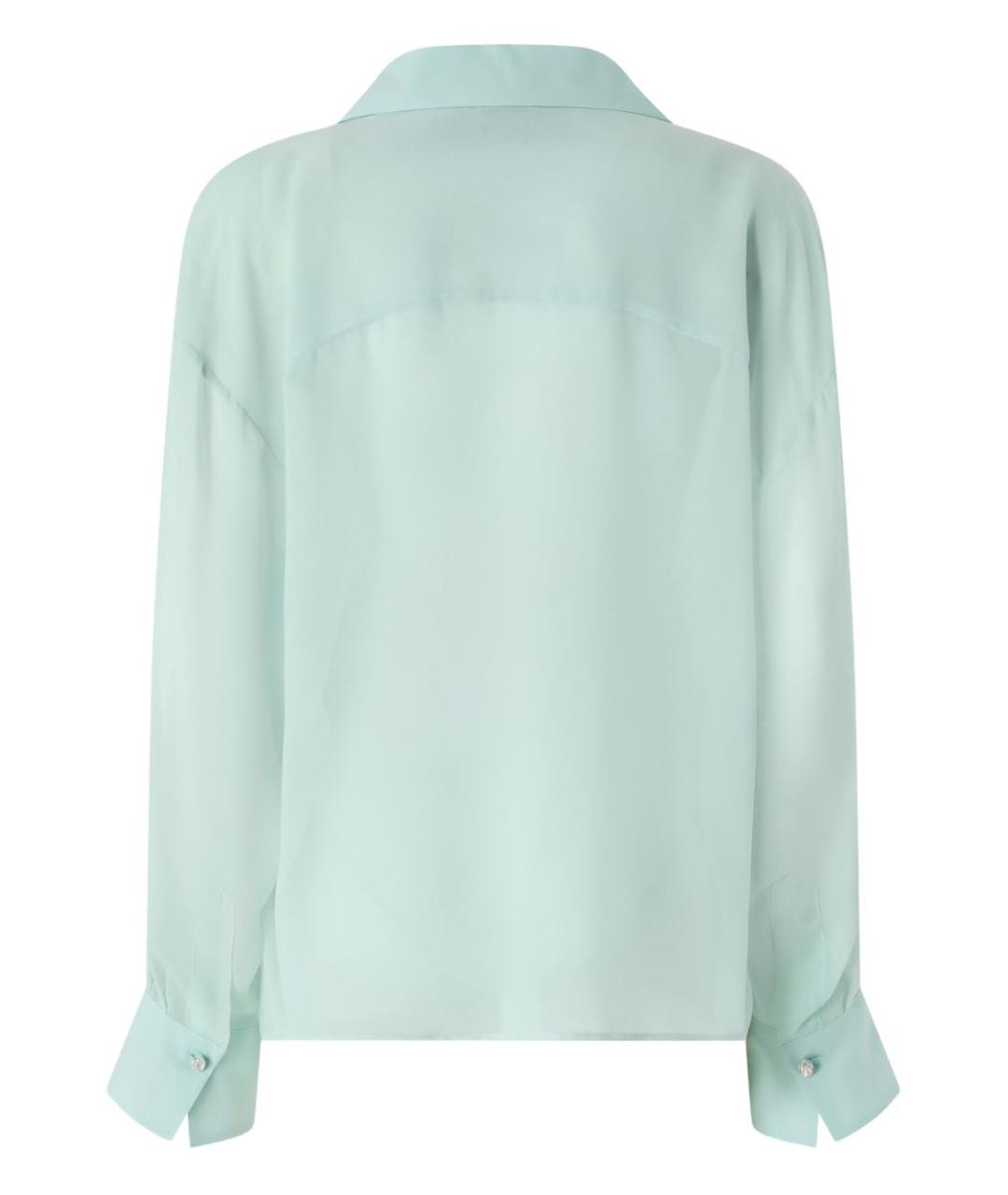 PINKO Салатовая полиэстеровая рубашка, фото 2