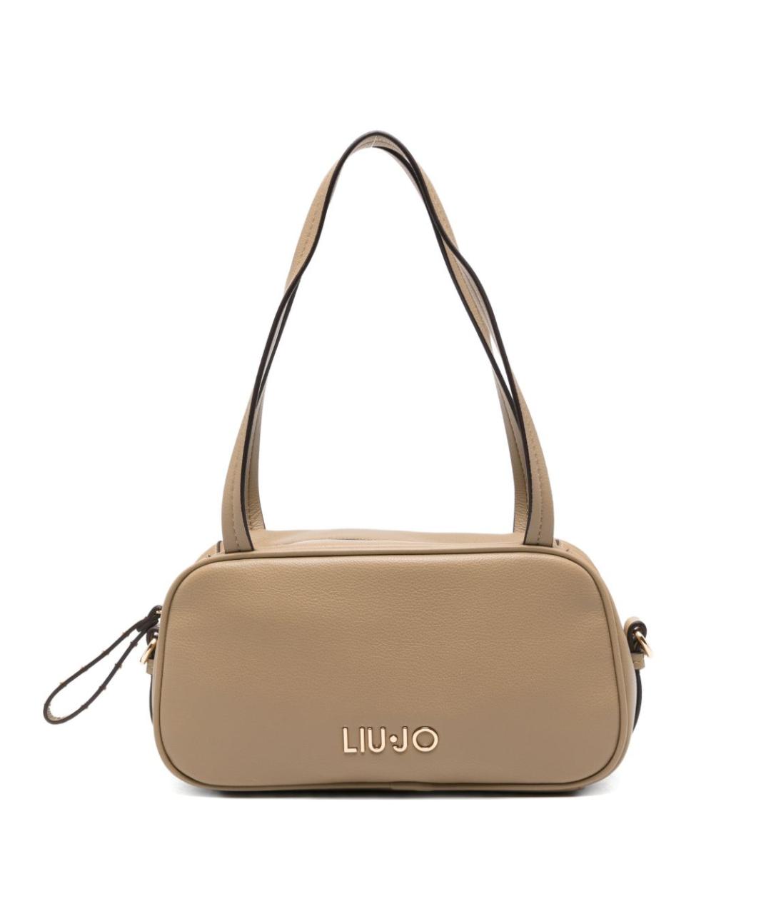 LIU JO Бежевая сумка через плечо из искусственной кожи, фото 1