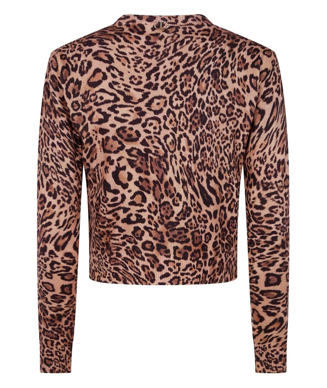 TWIN-SET Мульти вискозный кардиган, фото 3