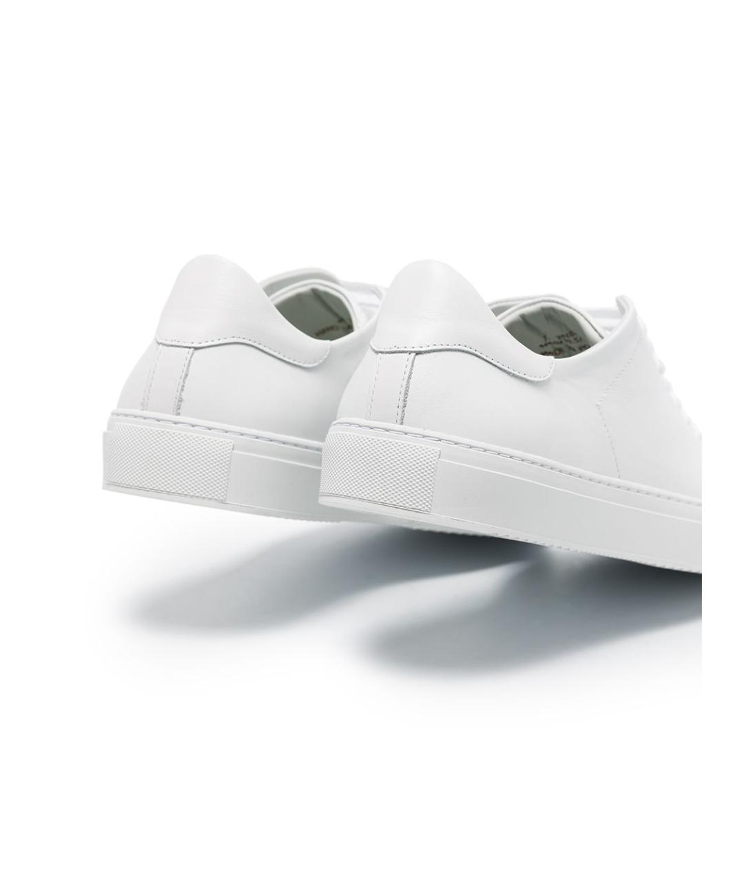 AXEL ARIGATO Белые кожаные низкие кроссовки / кеды, фото 2